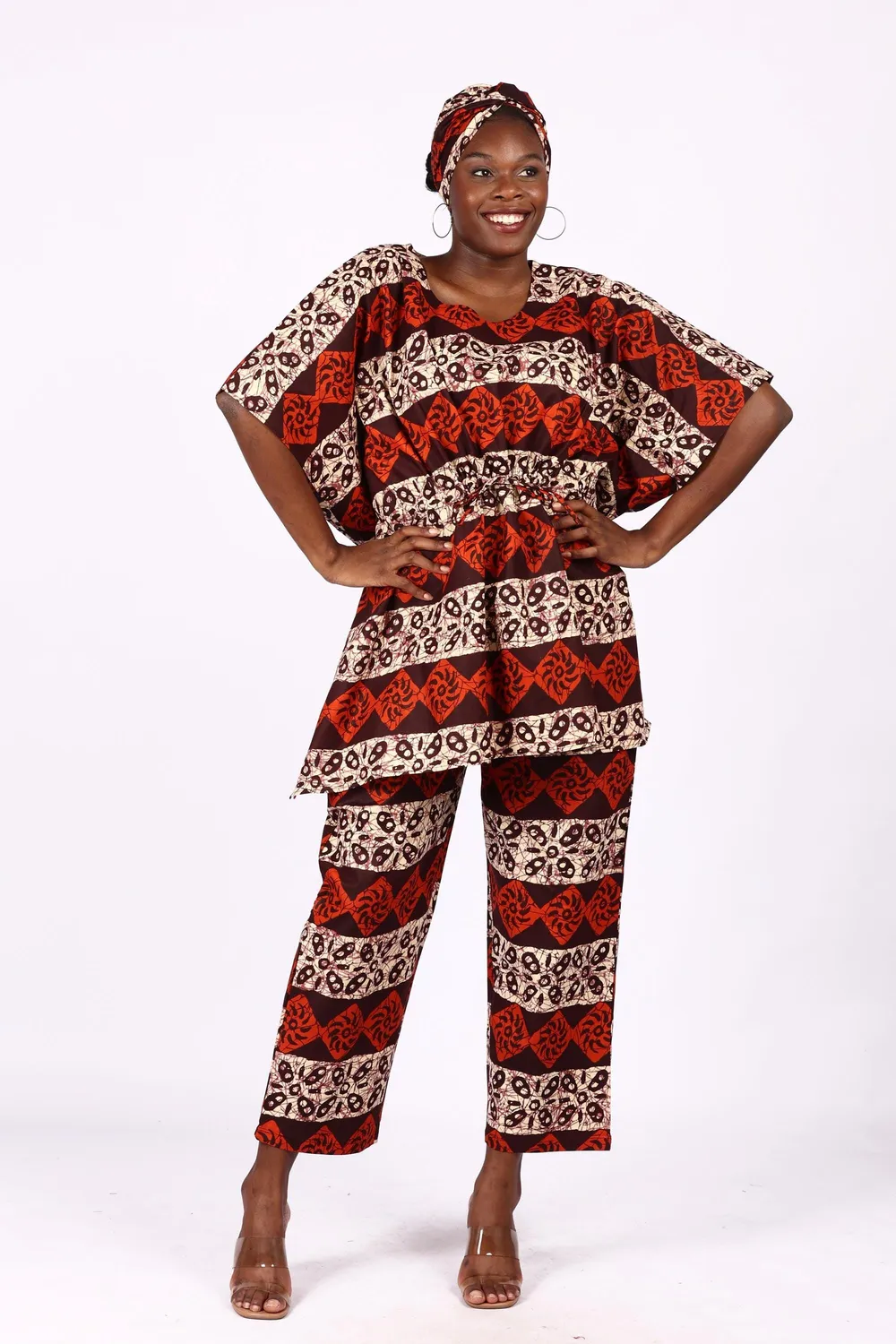 KAVAZI Peplum Cord Set top pantalon ensemble femme