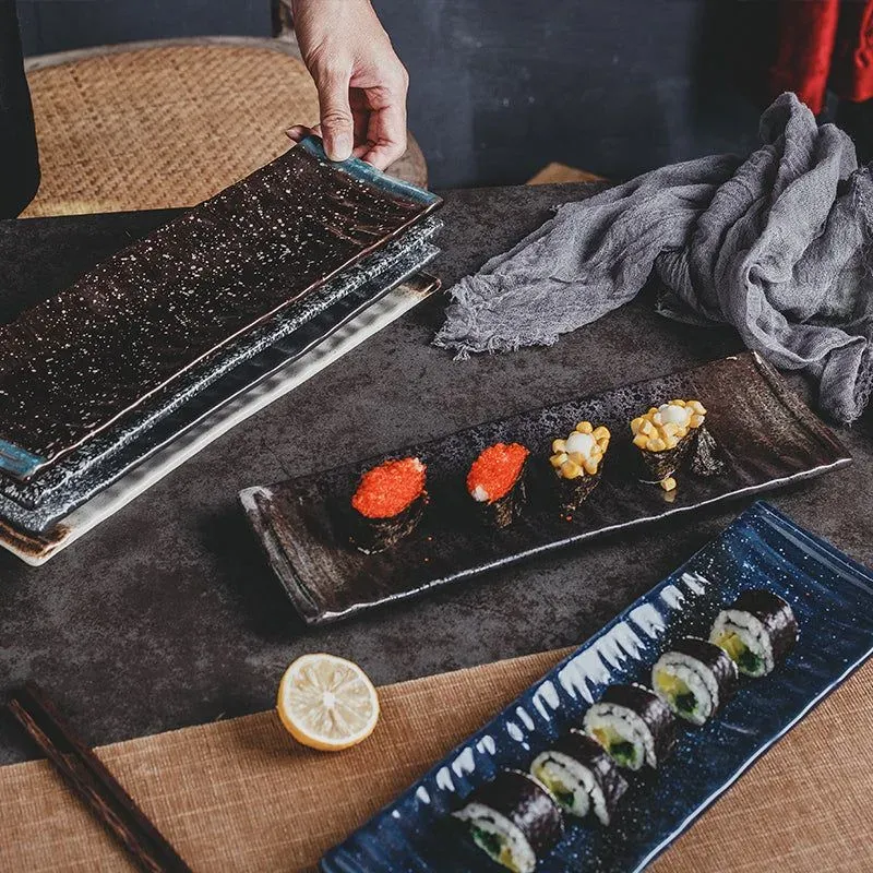 Japon style Kitamata assiette sushi céramique