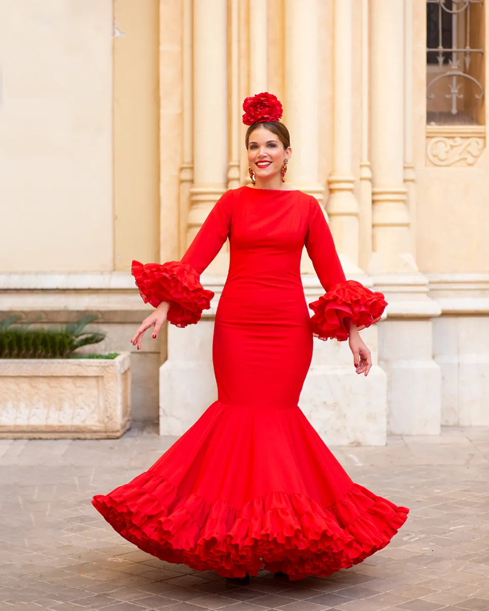 Viva la Feria Leonor robe gitane volants canasteros