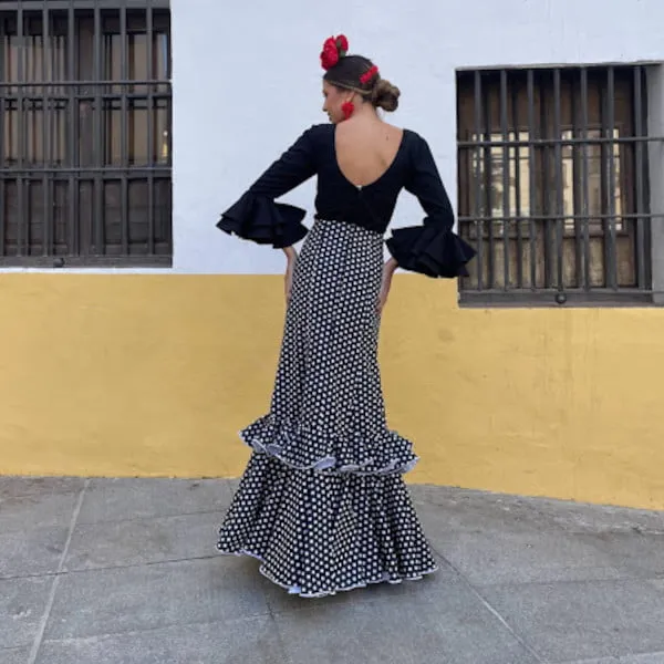 VIVA LA FERIA Falda Rociera modèle Cádiz