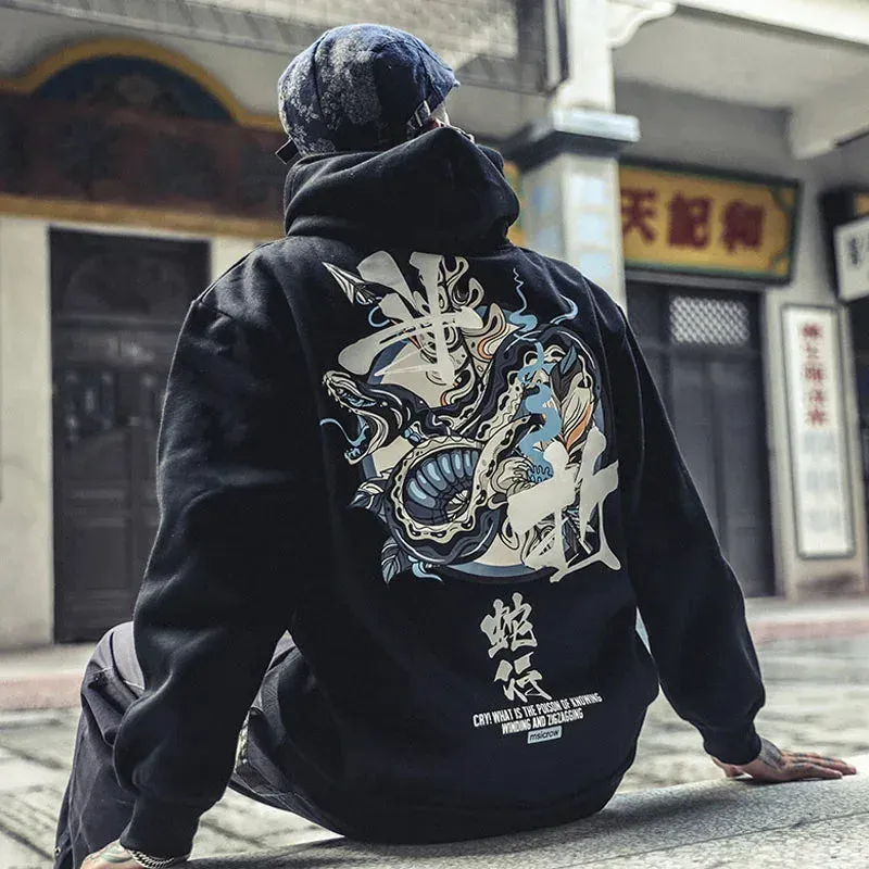 Japon Style Motif Japonais pull homme confortable