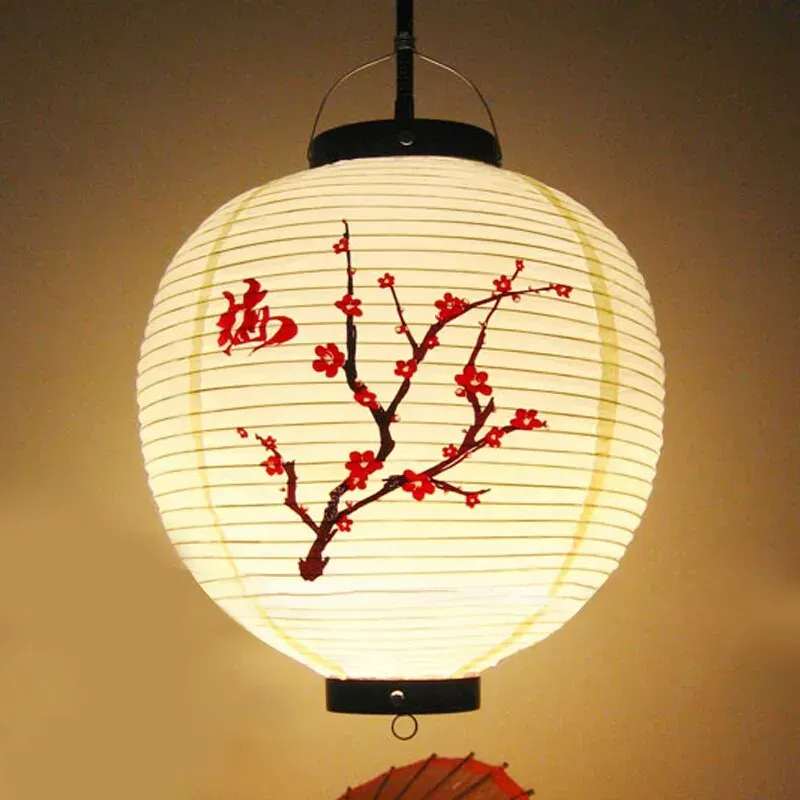 Japon style lanterne japonaise arbre sakura
