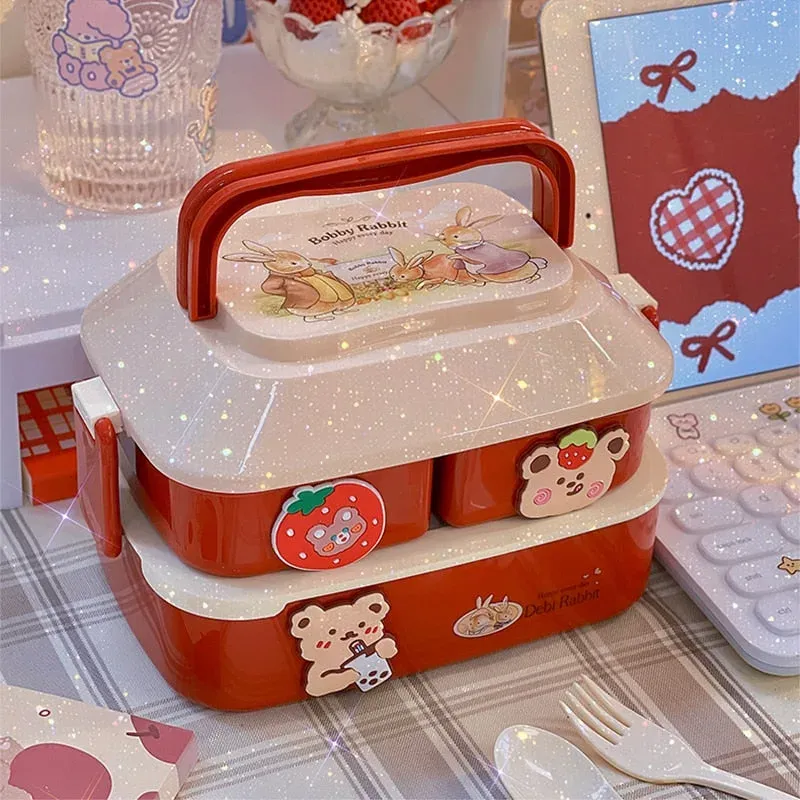 Japon style Boite bento Kawaii ludique