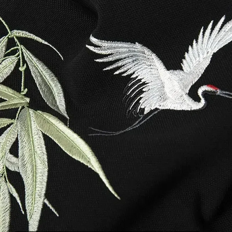 Japon style Ginowan t-shirt oiseau japonais coton
