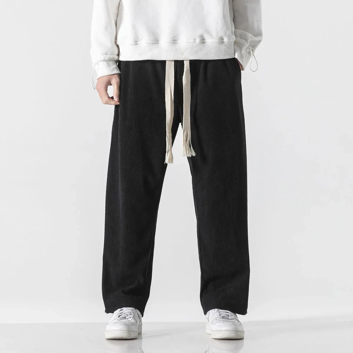 Japon style Yusuke pantalon velours côtelé chic