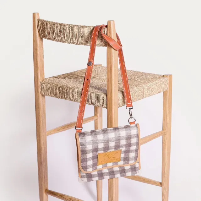 Mistral Cassane sac pochette laine Camargue Beige