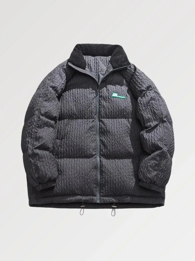 Japon style elemental doudoune streetwear oversize brodée