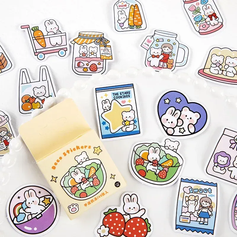 Japon Style Stickers Japonais Kawaii Autocollants Repositionnables