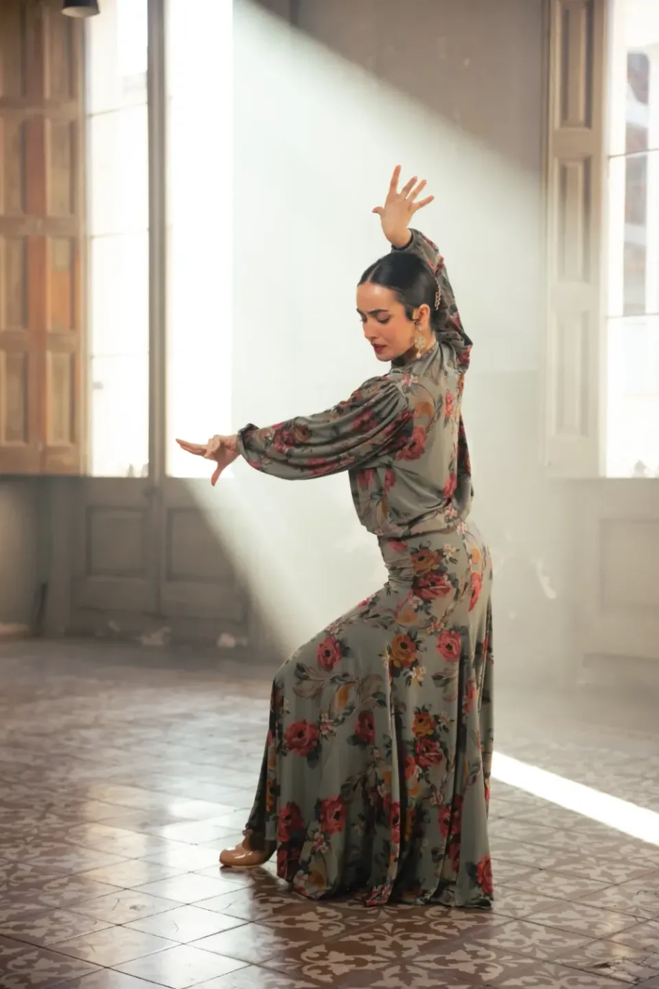 VIVA LA FERIA-MODA FLAMENCA Baroque top flamenco manches longues