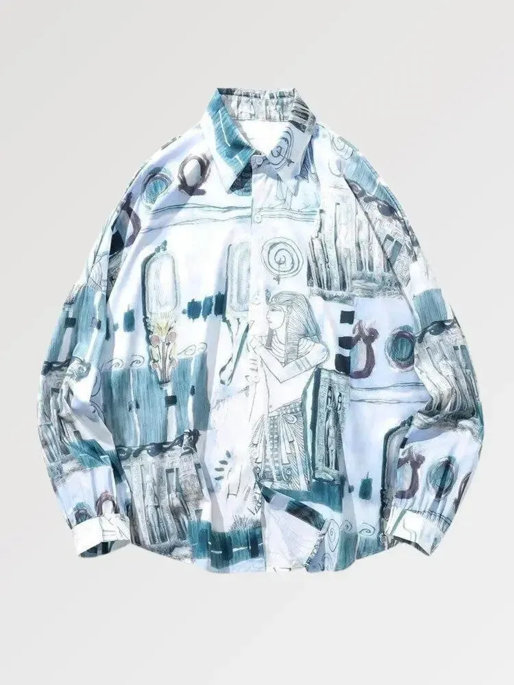 Japon style Nemuro x Pharaon chemise oversize