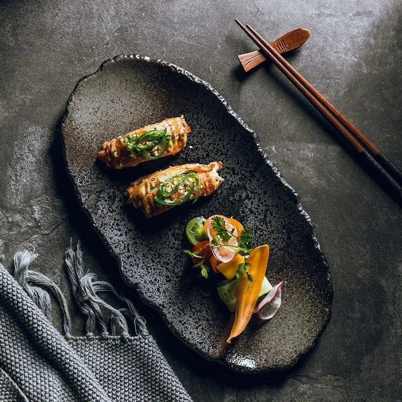 Japon style Uchi assiette à sushi céramique