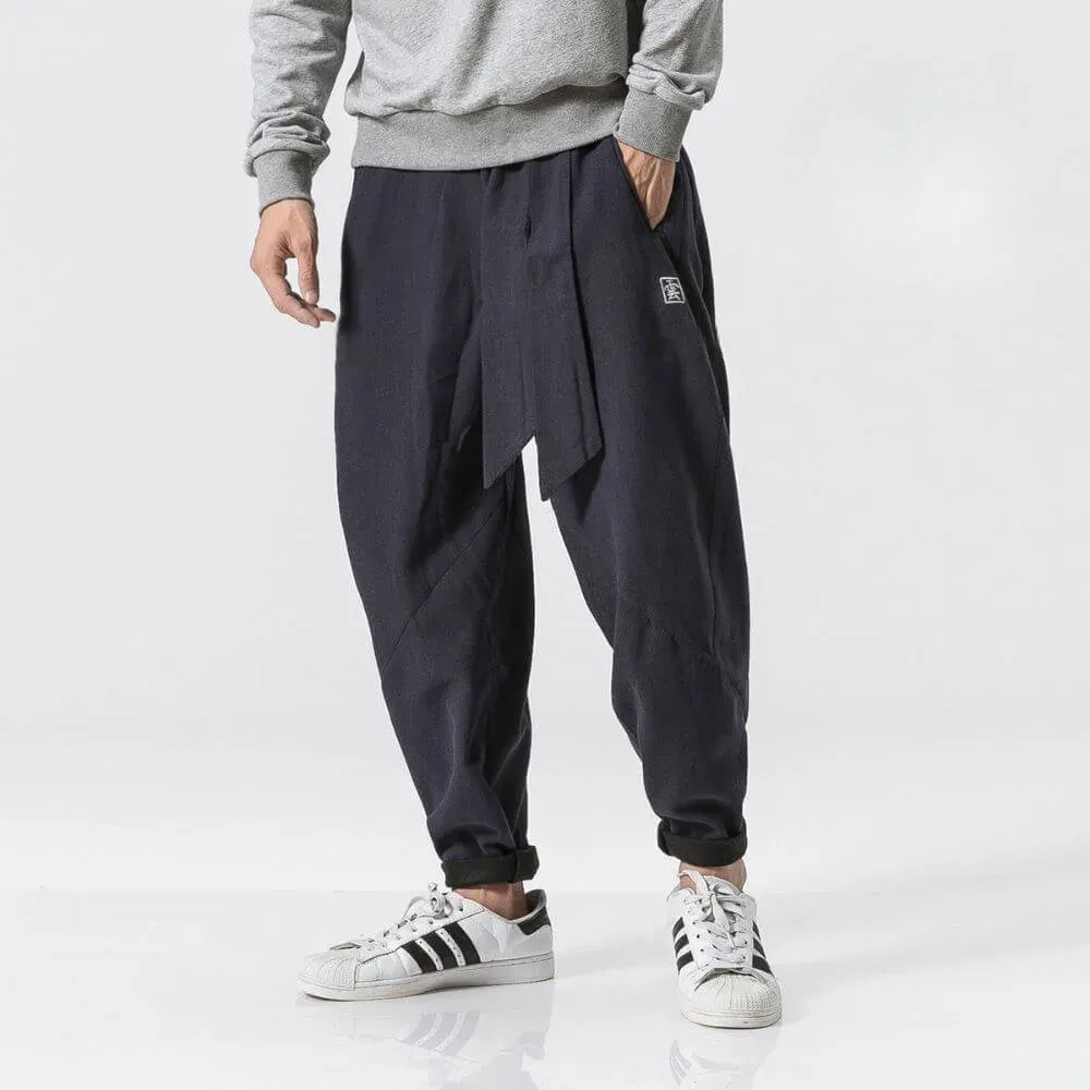 Japon style Akio pantalon harem confortable
