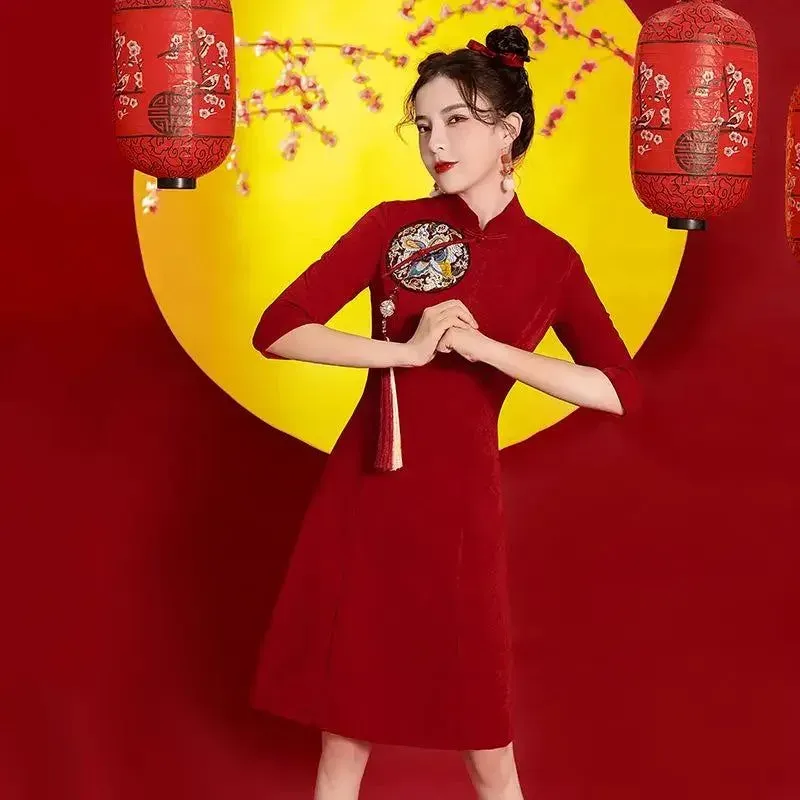 Japon style Moderne robe japonaise fluide