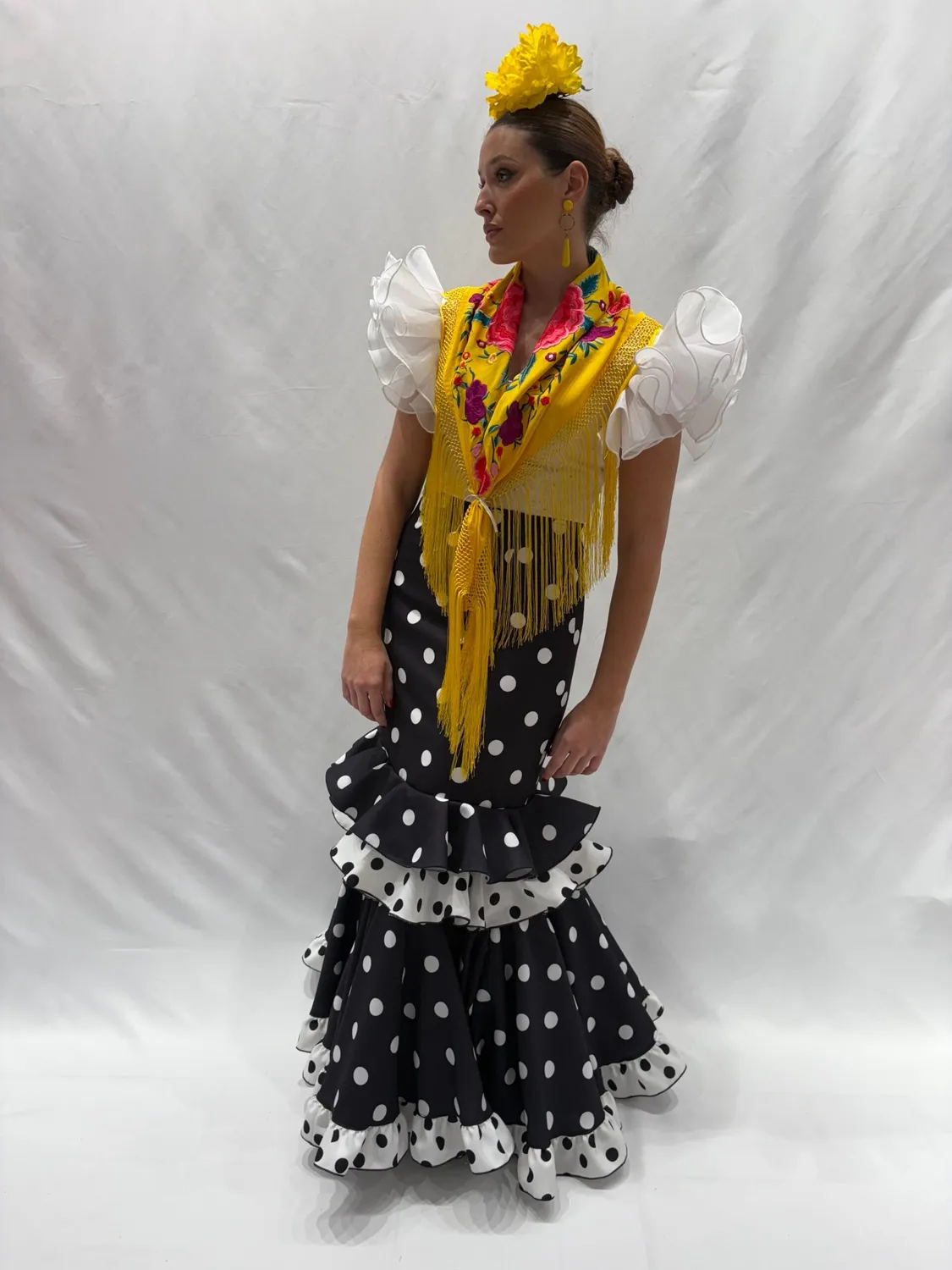VIVA LA FERIA Soleá jupe gitane à pois