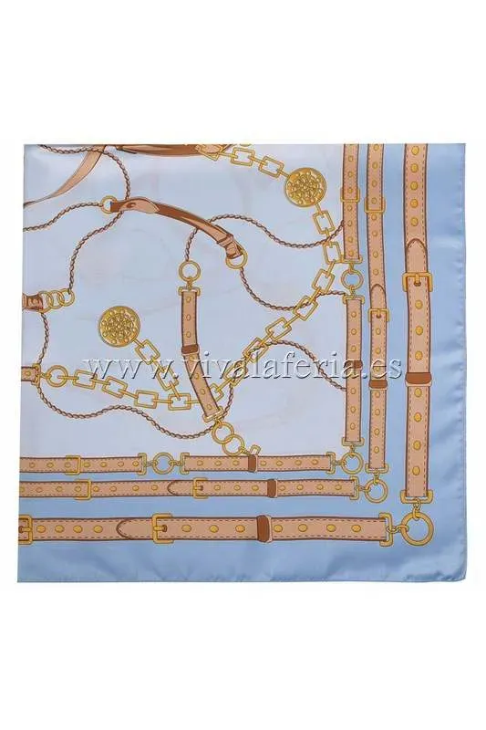 Viva La Feria foulard flamenco cheval 90x90