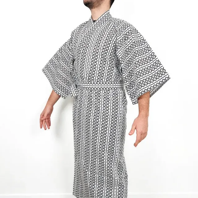 Japon style Yukata Japonais Onsen yukata homme