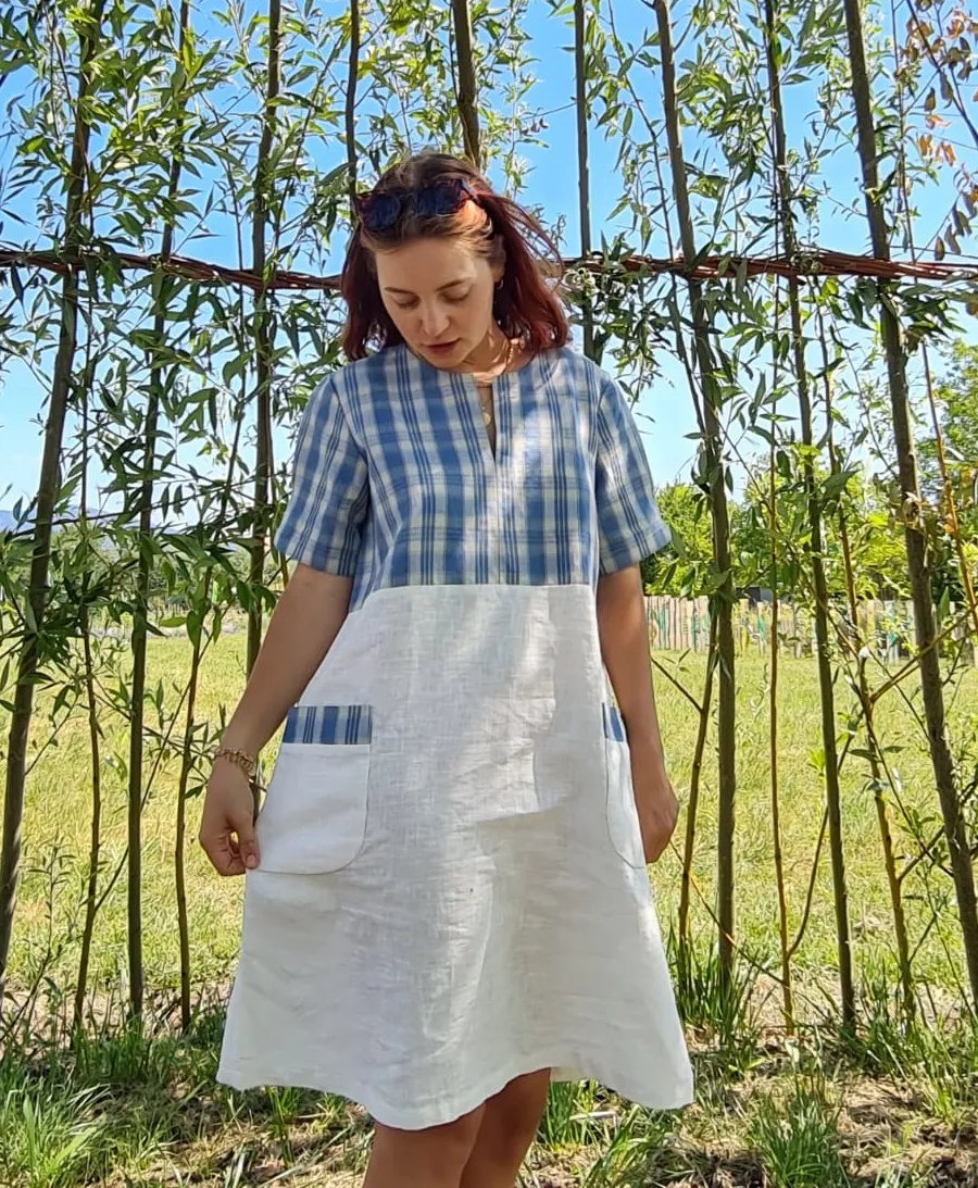 Geht's In Lisel robe chemise lin et kelsch