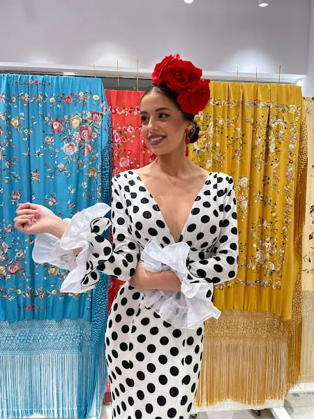 Viva La Feria Real robe flamenca à volant cancan