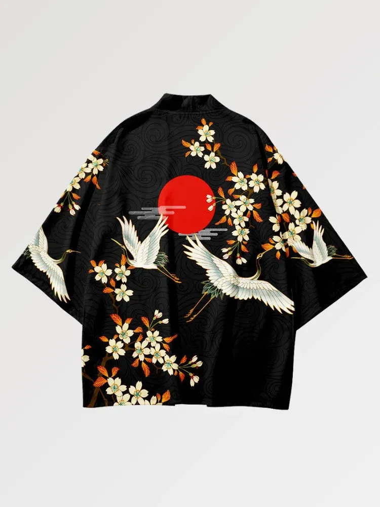 Japon style Kitakami haori japonais traditionnel