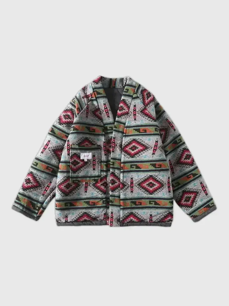 Japon style Hanten réversible veste motif américain