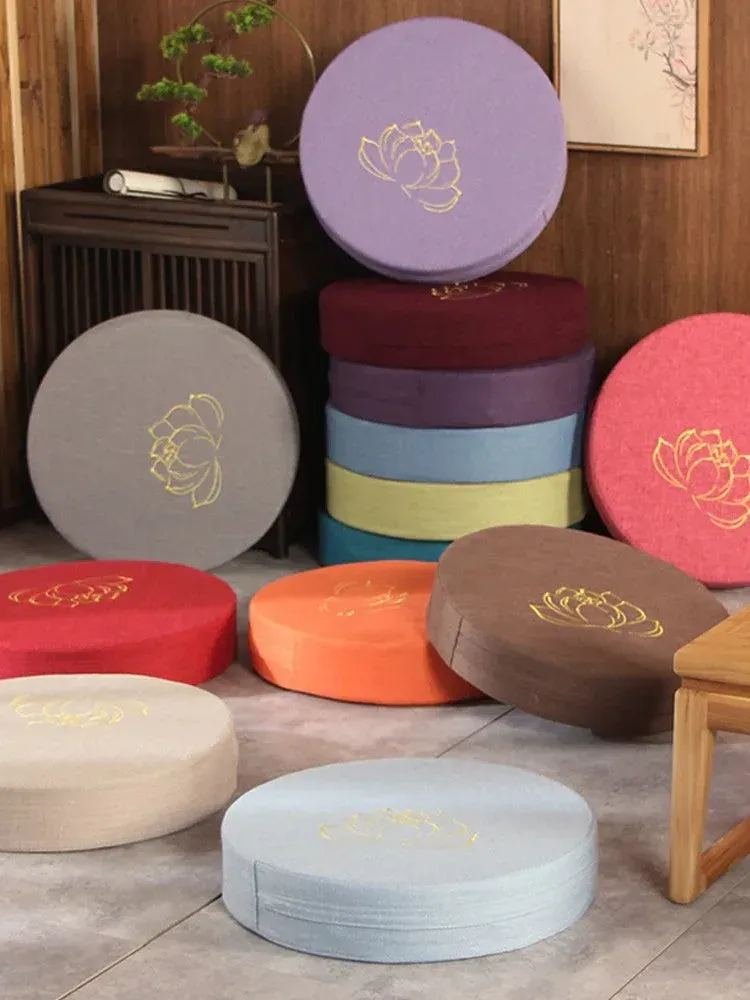 Japon style coussin japonais rond yehuga