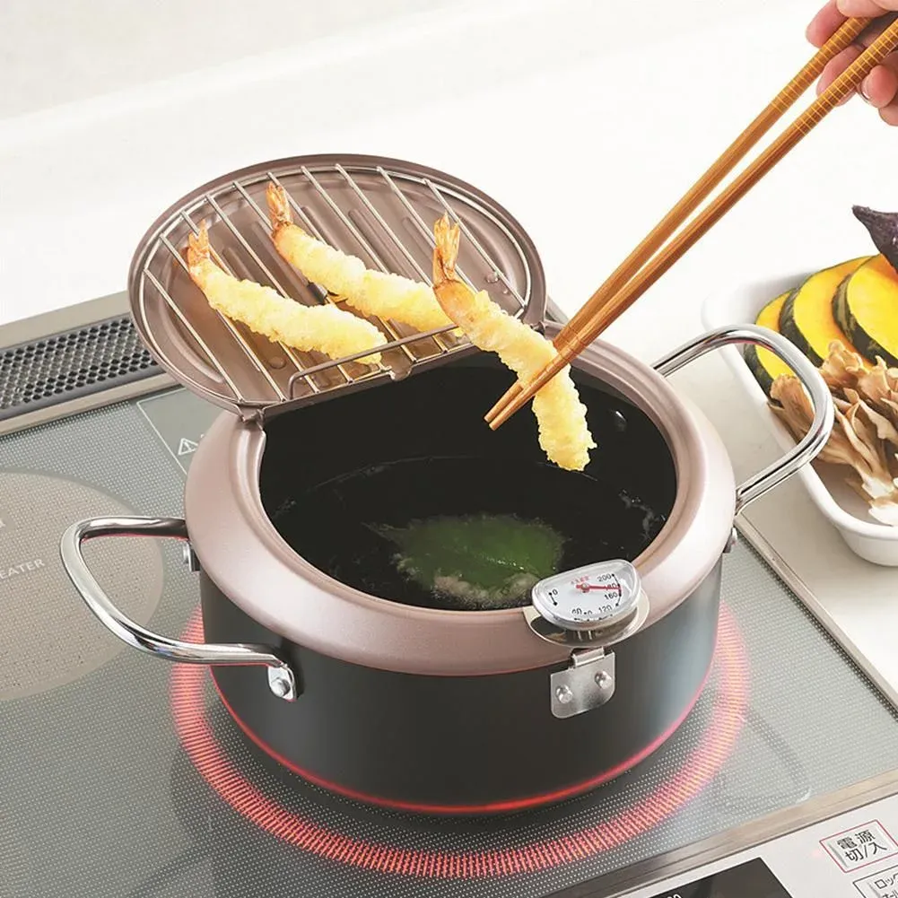 Japon style Maemuki faitout tempura thermostat