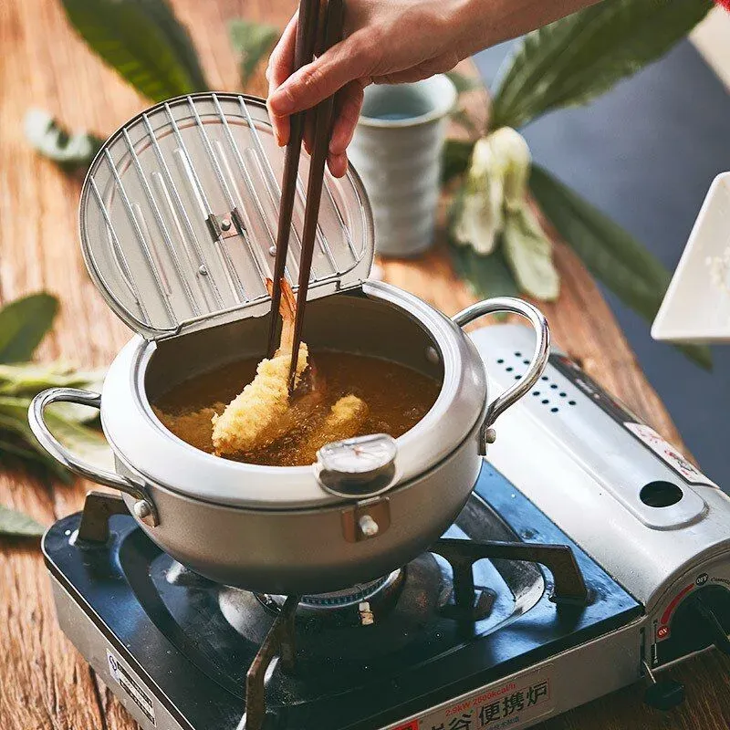 Japon style Kurashiki pot à tempura avec contrôle température