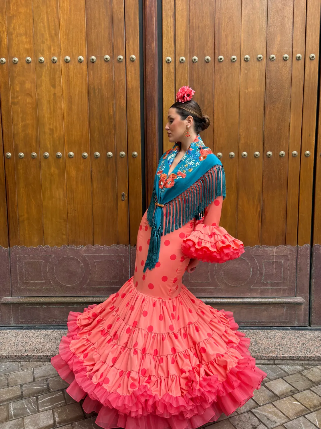 Viva La Feria Aroma robe flamenca canastero à volants