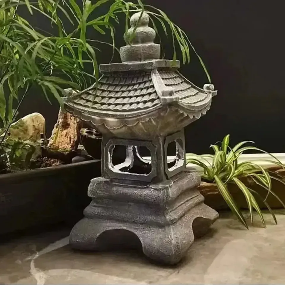 Japon style lanterne japonaise traditionnelle jardin zen