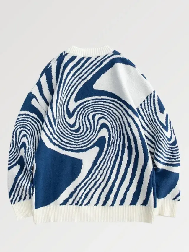 Japon style Illusion Okira pull coton oversize