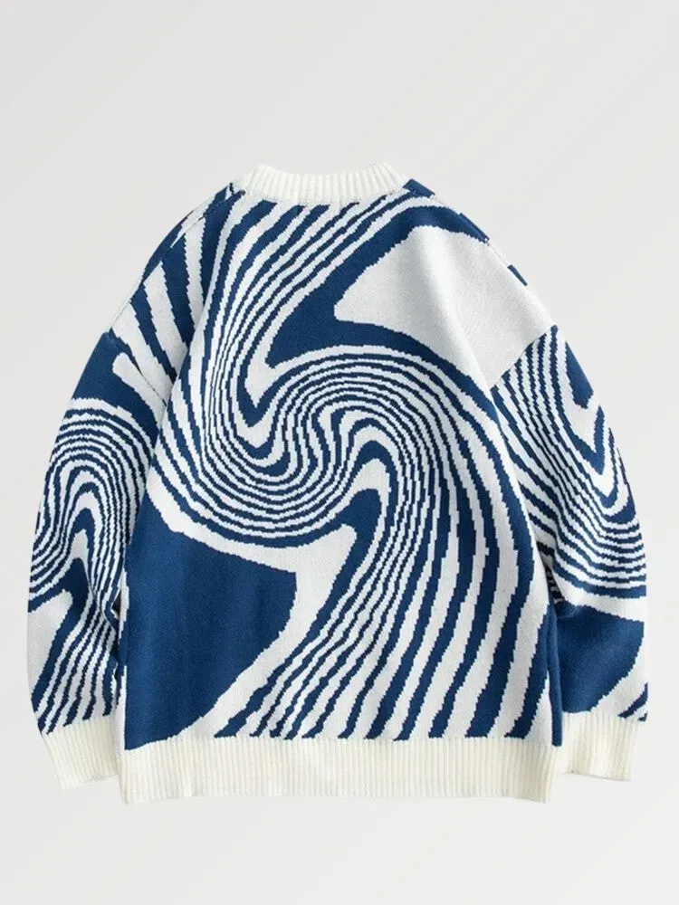 Japon style Illusion Okira pull coton oversize