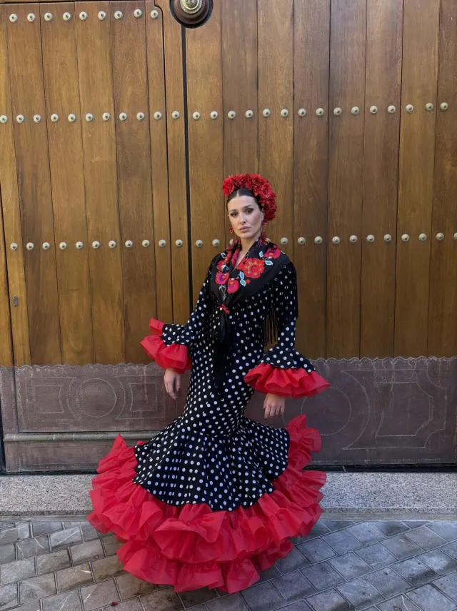 Viva La Feria Tronío robe flamenca