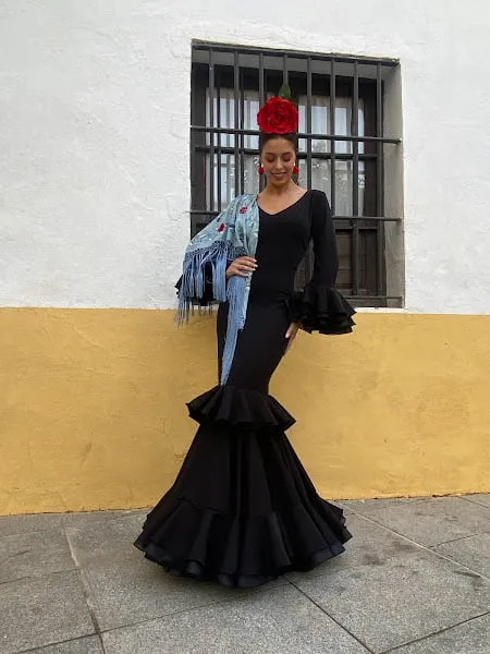 Viva La Feria Juncal robe flamenca canastera