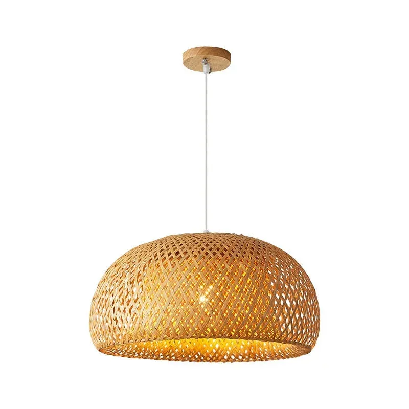 Japon style Lampe Suspendue En Bambou suspension naturelle