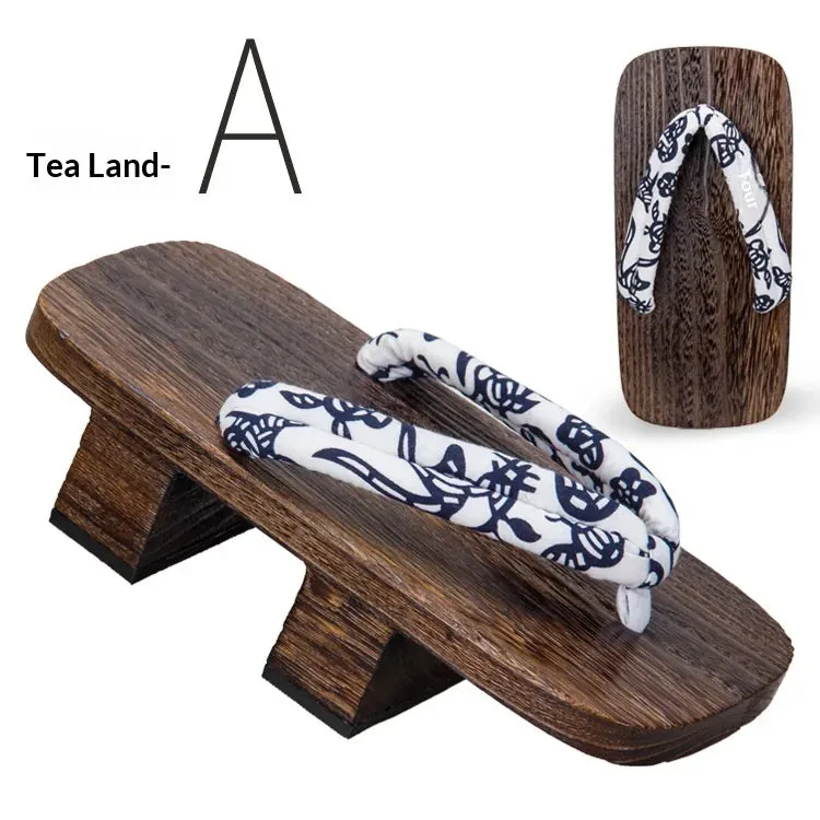 Esprit du Japon Geta japonaise en bois pour homme
