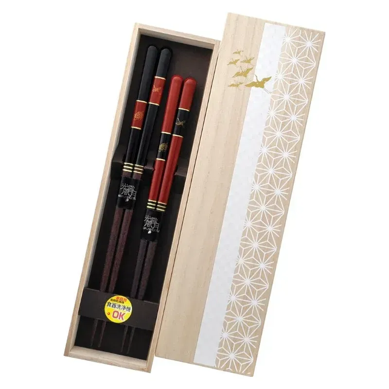 Japon style Asanoha coffret baguettes japonaises