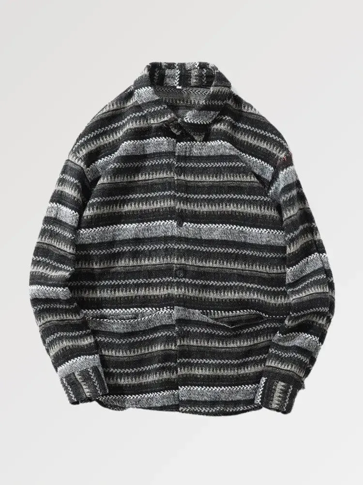 Japon style chemise flanelle homme Yokote oversize