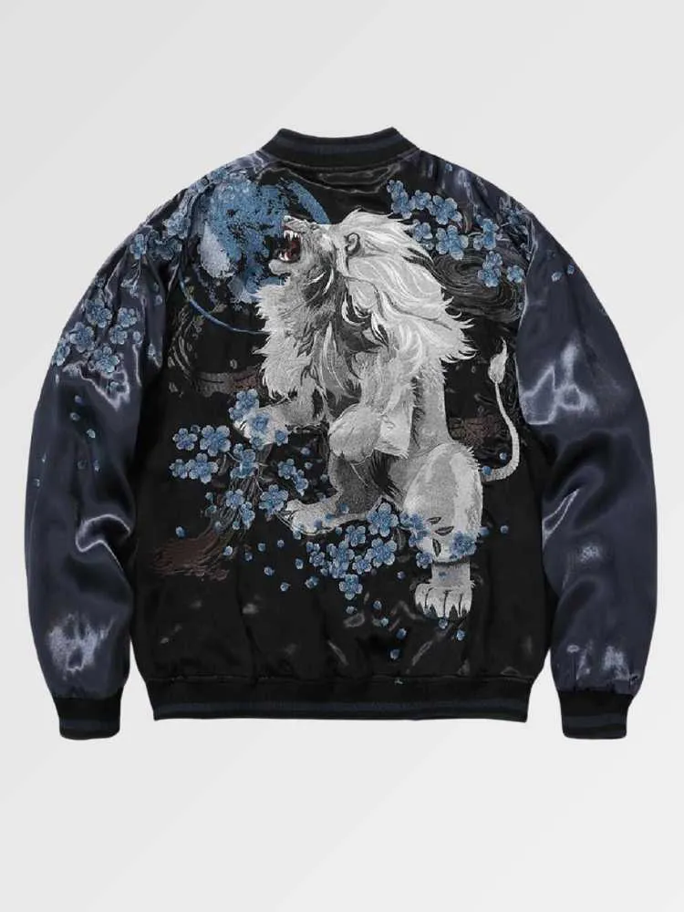 Japon style Japan Tiger veste sukajan brodée