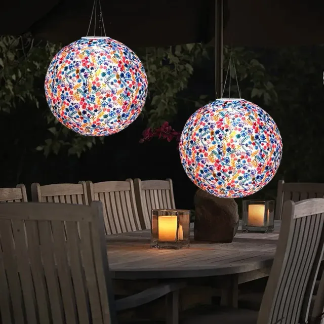 Japon style boules japonaises luminaire LED jardin