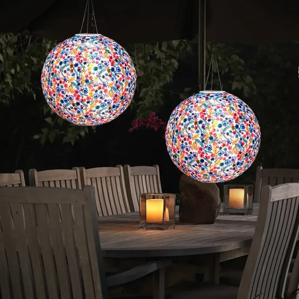 Japon style boules japonaises luminaire LED jardin