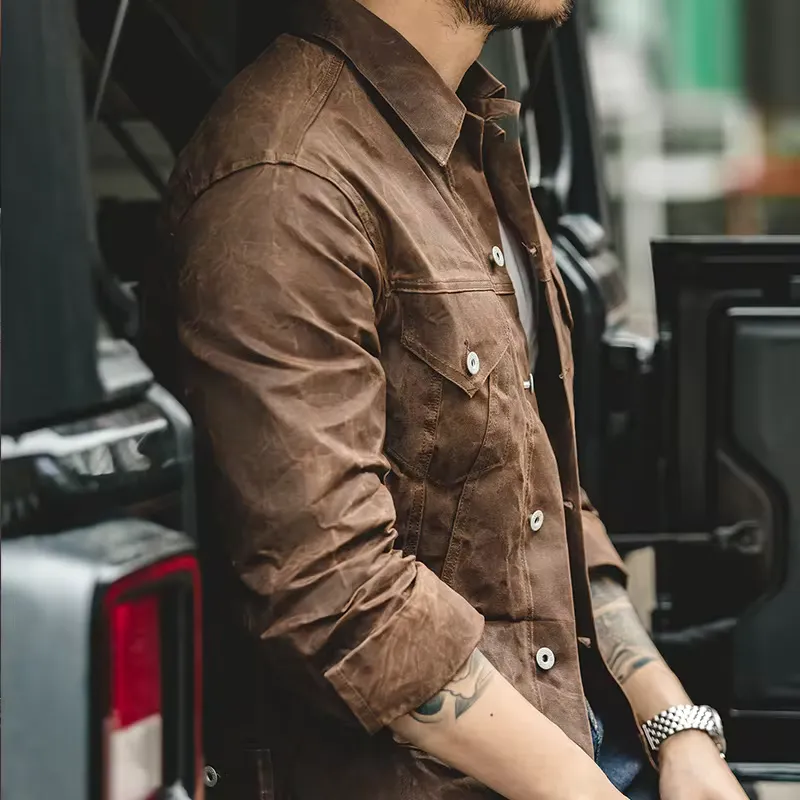 Japon style veste en jean rétro vintage denim