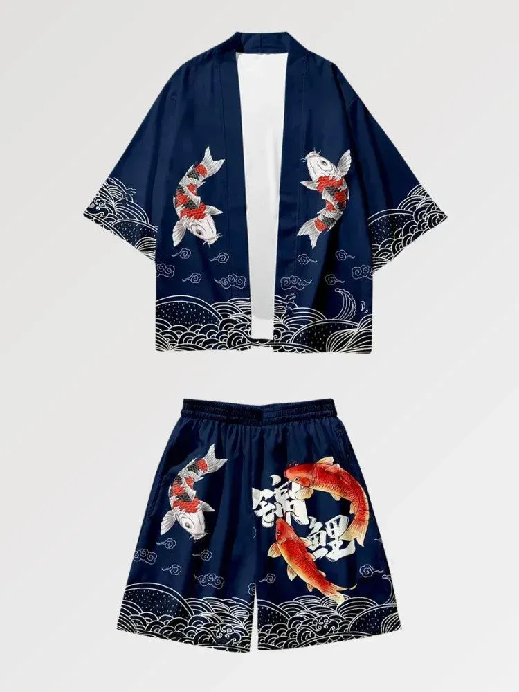 Japon style Shinjuku ensemble de kimono urbain