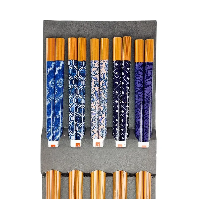 Japon style Baguettes Japonaises Originales baguettes bambou 5 paires