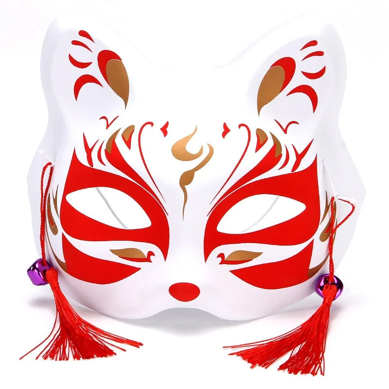 Esprit du Japon masque kitsune traditionnel résine