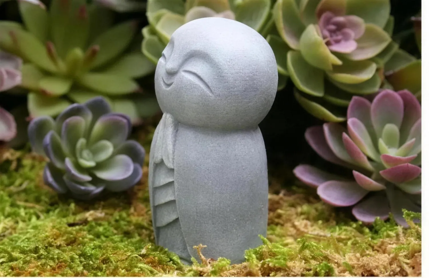 Esprit du Japon Jizo statue japonaise effet pierre