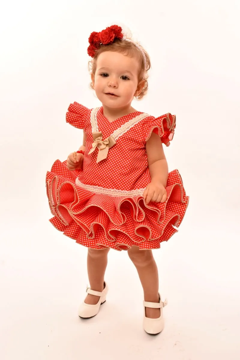 VIVA LA FERIA Vestido flamenco robe bébé avec culotte
