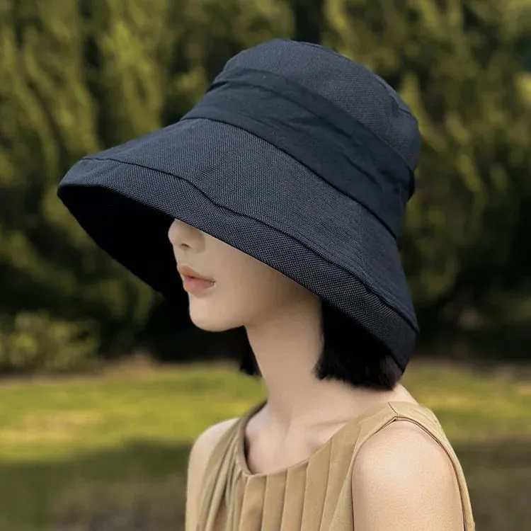 Esprit du Japon Chapeau Cloche Anti-UV Femme lin été