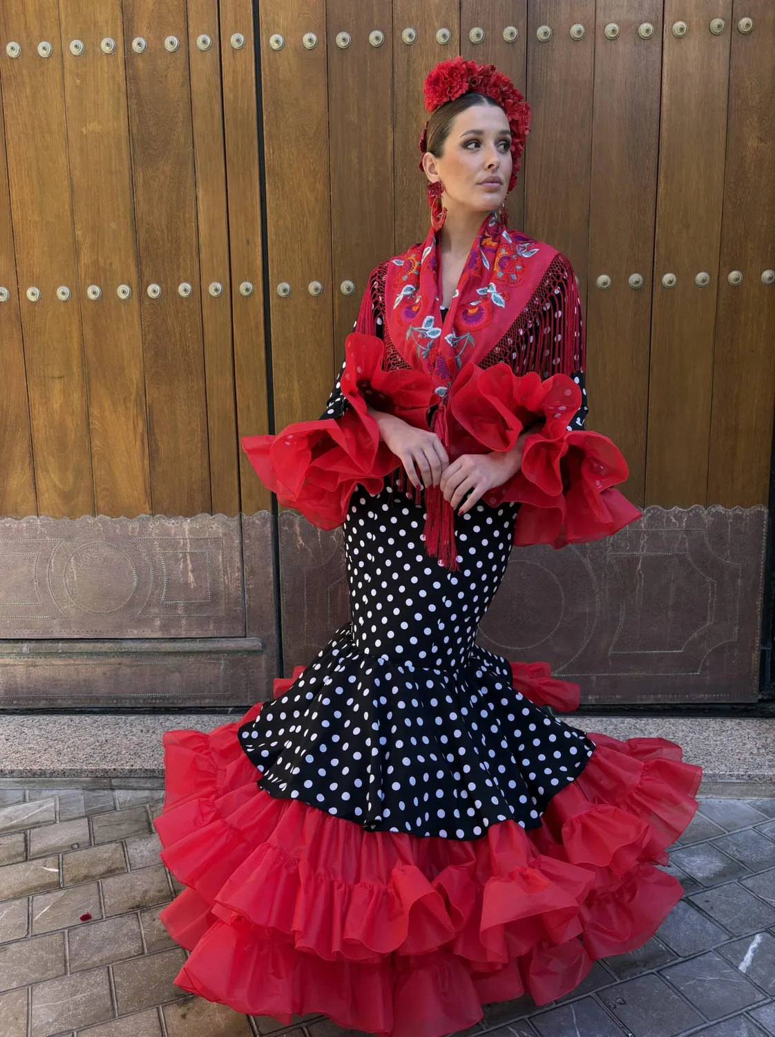 Viva La Feria Tronío robe flamenca