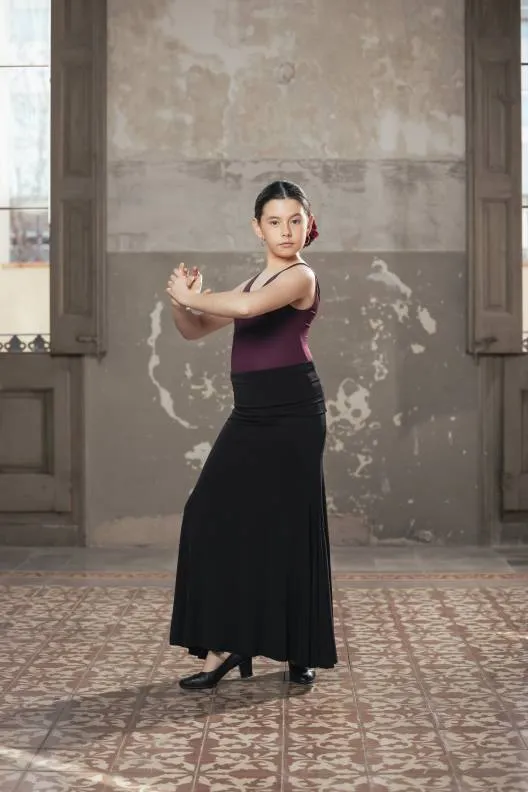 Viva la Feria Mirabel jupe flamenco enfant