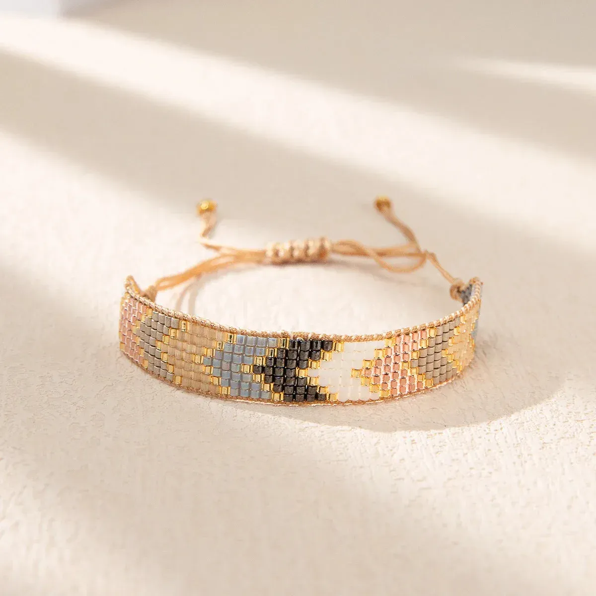 Japon style Bracelet Tissé Perles Miyuki